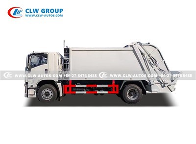 ISUZU GIGA 14cbm Garbage Compactor Truck For Russia