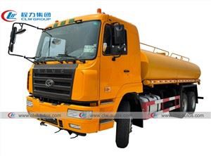 What is the cleaning efficiency of a road sweeper truck?