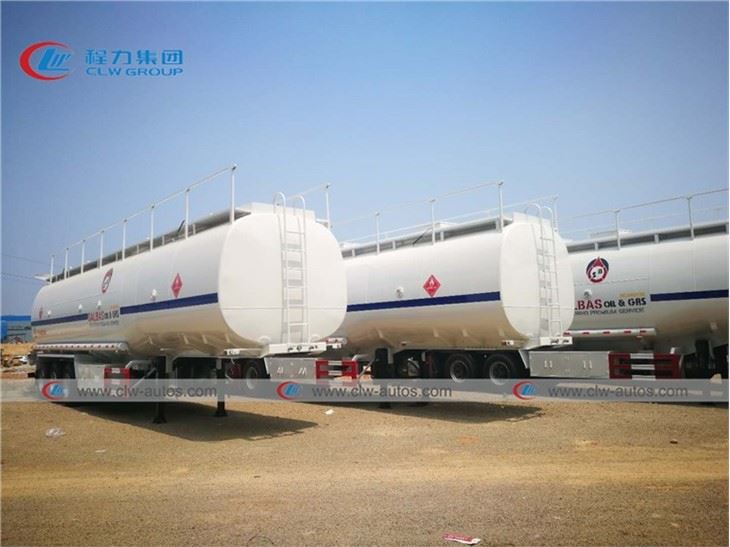 Carbon Steel 50000Liters 50000L 50cbm Oil Tanker Trailer