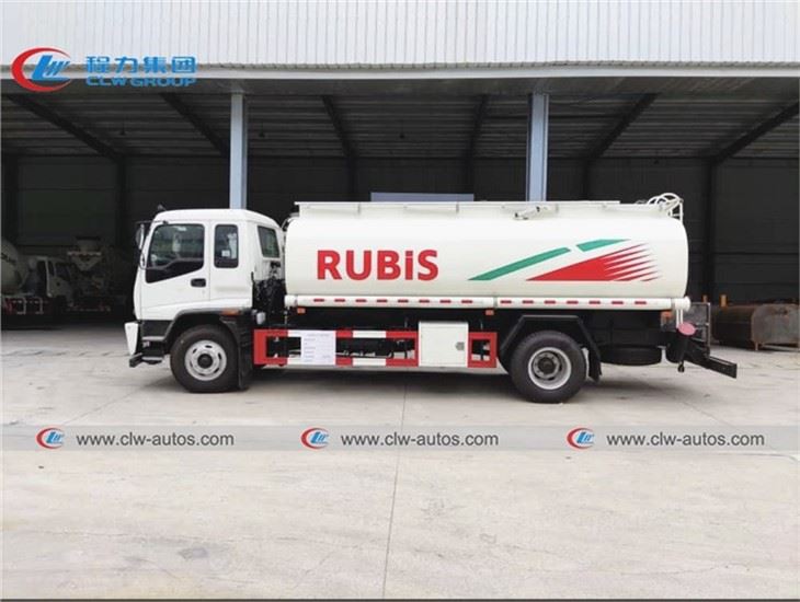 Carbon Steel ISUZU FTR 15K Liters Fuel Tanker Truck