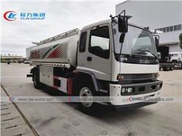 Carbon Steel ISUZU FTR 15K Liters Fuel Tanker Truck