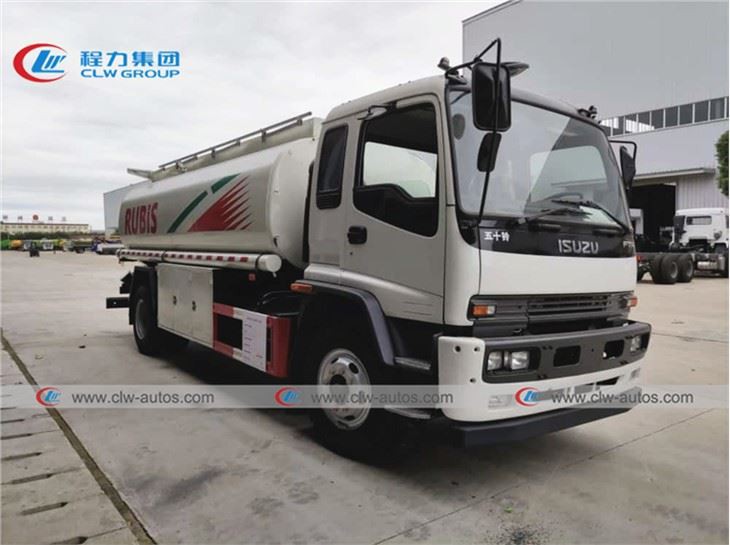 Carbon Steel ISUZU FTR 15K Liters Fuel Tanker Truck