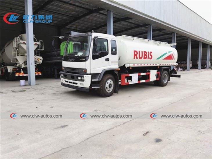 Carbon Steel ISUZU FTR 15K Liters Fuel Tanker Truck