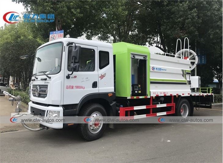 China 10Tons Dust Suppression Tank Truck