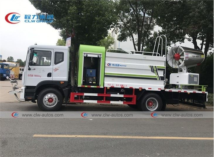 China 10Tons Dust Suppression Tank Truck