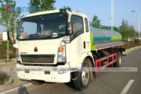 China 4x2 HOWO 8CBM Drinking Water Delivery Truck
