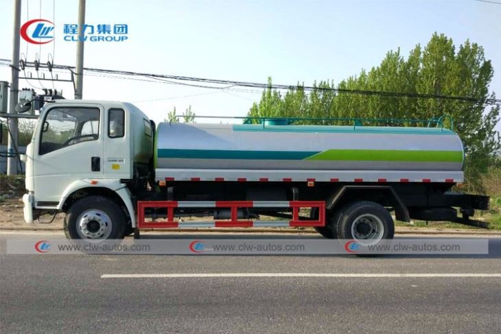China 4x2 HOWO 8CBM Drinking Water Delivery Truck