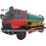 Dongfeng RHD 10cbm 10000Liters Liquid Waste Sewage Vacuum Suction Truck