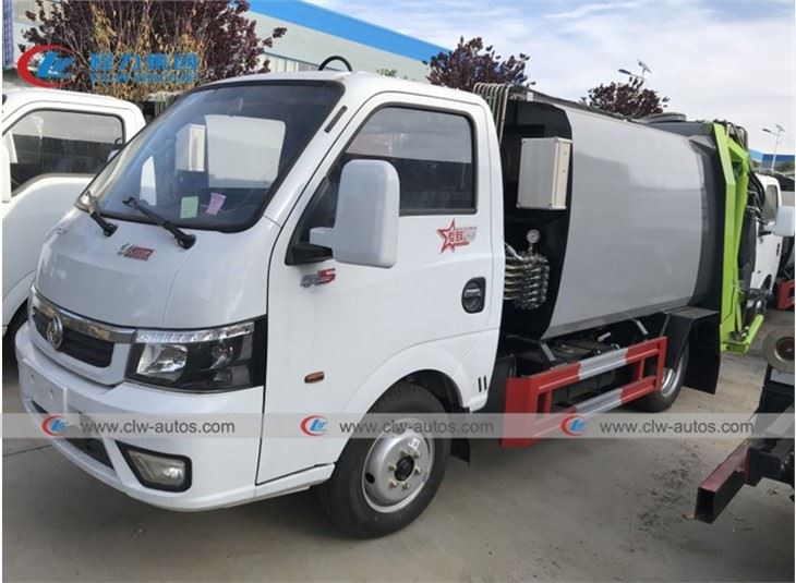 DFAC 4CBM Compressed Garbage Compactor Truck