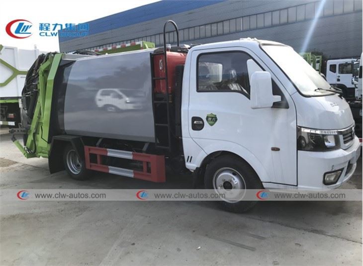 DFAC 4CBM Compressed Garbage Compactor Truck