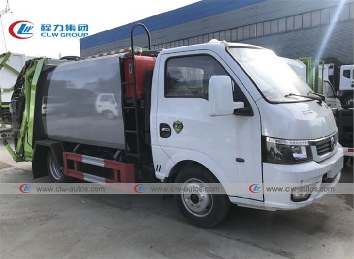 DFAC 4CBM Compressed Garbage Compactor Truck