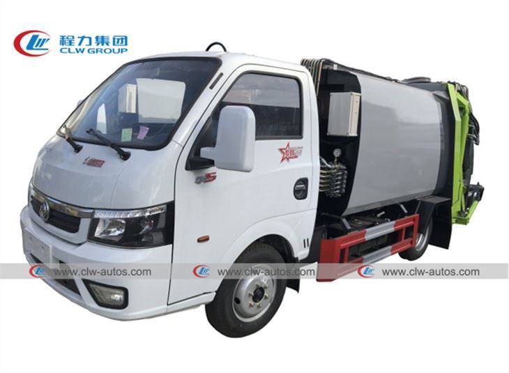 DFAC 4CBM Compressed Garbage Compactor Truck