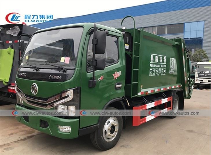DFAC 6 Wheels 8CBM Garbage Compactor Truck