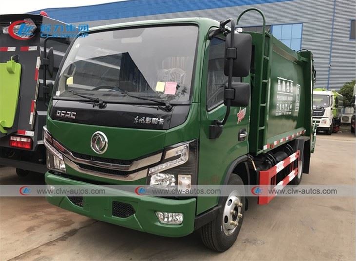 DFAC 6 Wheels 8CBM Garbage Compactor Truck
