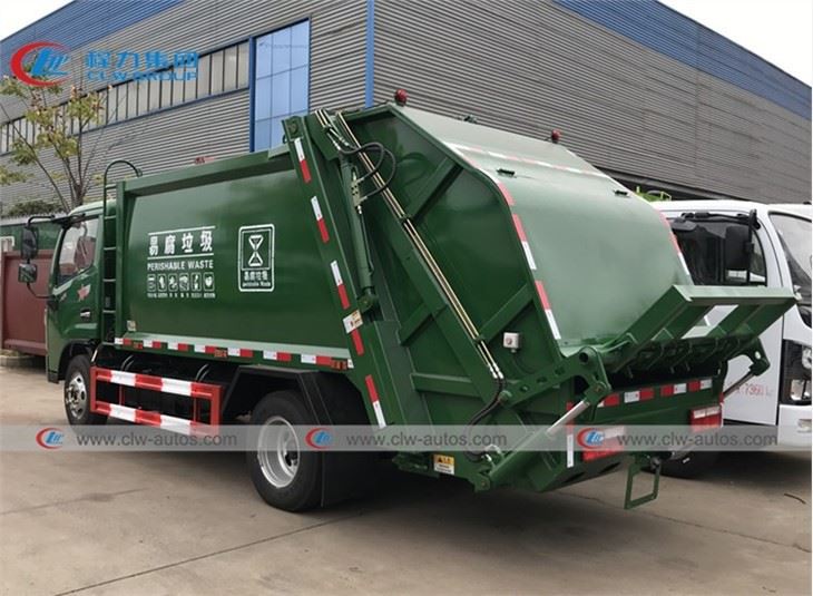 DFAC 6 Wheels 8CBM Garbage Compactor Truck