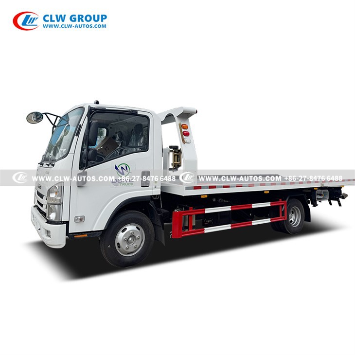 Dominica ISUZU 4Ton Flatbed Tow Truck