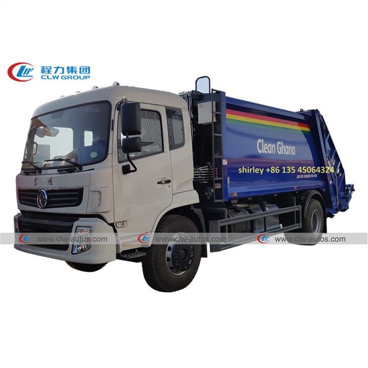 Dongfeng 12CBM 10Tons Garbage Compactor Truck