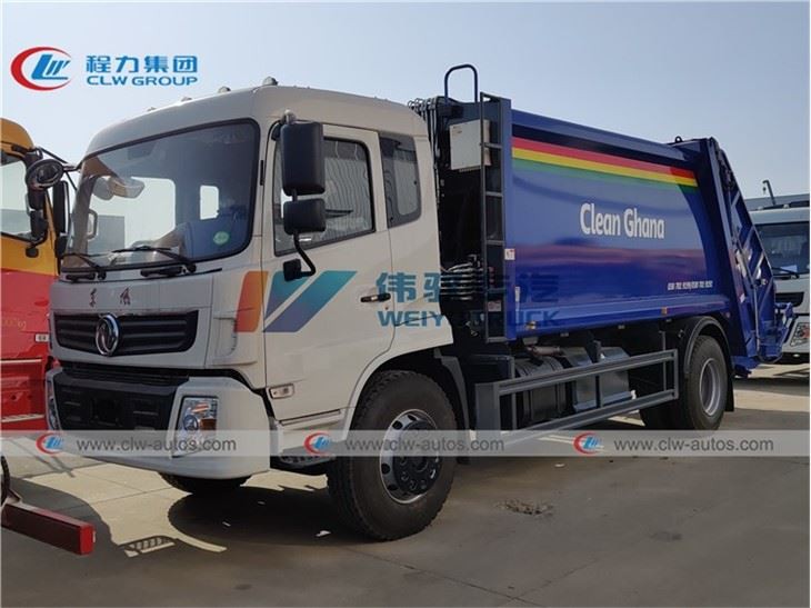 Dongfeng 12CBM 10Tons Garbage Compactor Truck