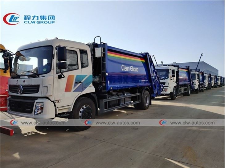 Dongfeng 12CBM 10Tons Garbage Compactor Truck