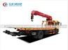 Dongfeng 12tons Rollback Flatbed Tow Truck With SANY Crane
