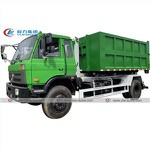 Dongfeng 13,000L 13cbm Hydraulic Hook Lift Garbage Truck