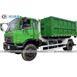 Dongfeng 13,000L 13cbm Hydraulic Hook Lift Garbage Truck