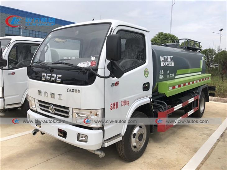 Dongfeng 4,000 Liters Water Tank Truck