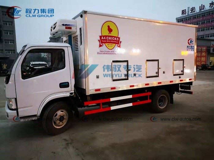 Dongfeng 4.2m Chick Duckling Transport Van Truck
