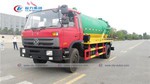 Dongfeng 4x2 10,000Liters Sewage Suction Truck With Italy BP Pump