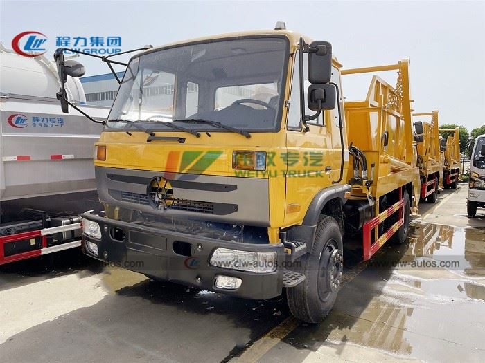 Dongfeng 4X2 10m3 Swing Arm Garbage Truck