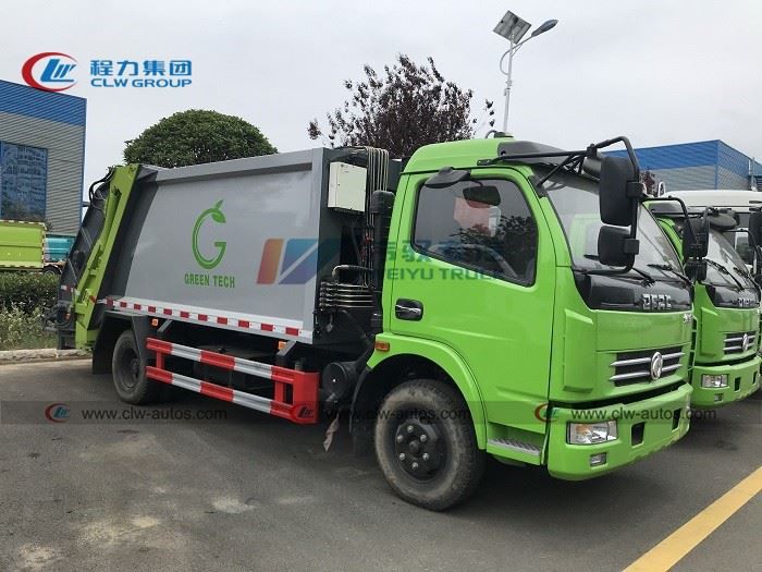 Dongfeng 8cbm 8000Liters Garbage Compactor Truck