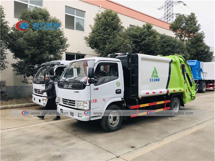 Dongfeng 6cbm Compressed Garbage Truck