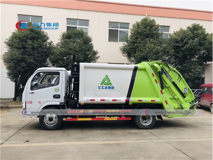 Dongfeng 6cbm Compressed Garbage Truck
