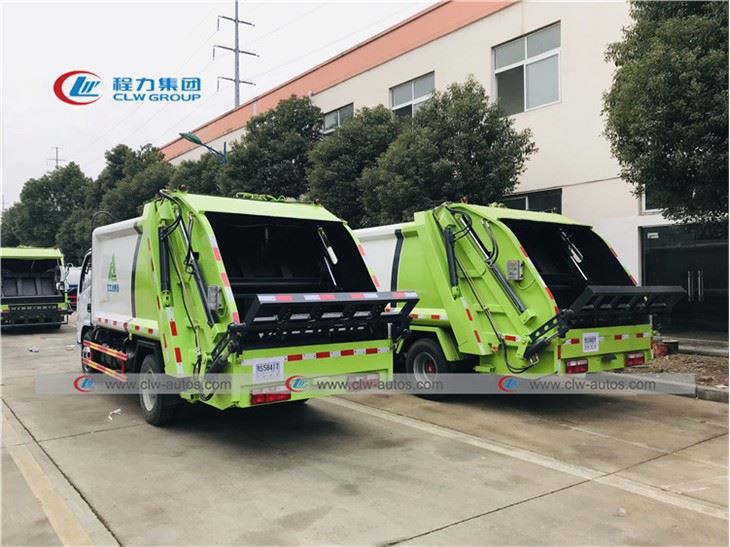 Dongfeng 6cbm Compressed Garbage Truck