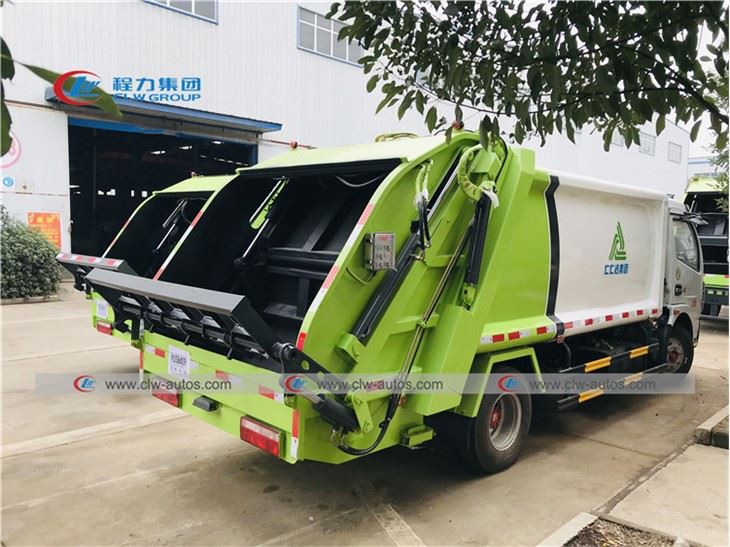 Dongfeng 6cbm Compressed Garbage Truck