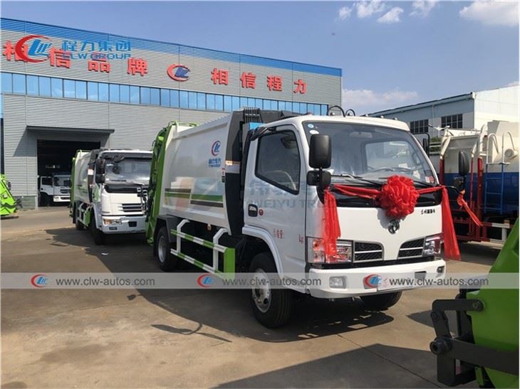 Dongfeng 6m3 Rear Loader Garbage Truck