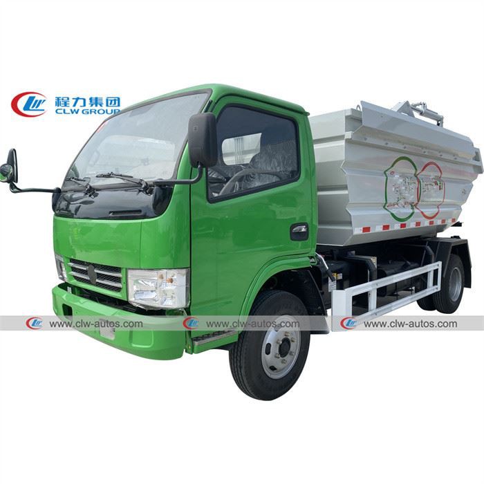 Dongfeng 7cbm 7000Liter Sealed Dump Garbage Truck