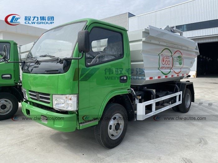 Dongfeng 7cbm 7000Liter Sealed Dump Garbage Truck