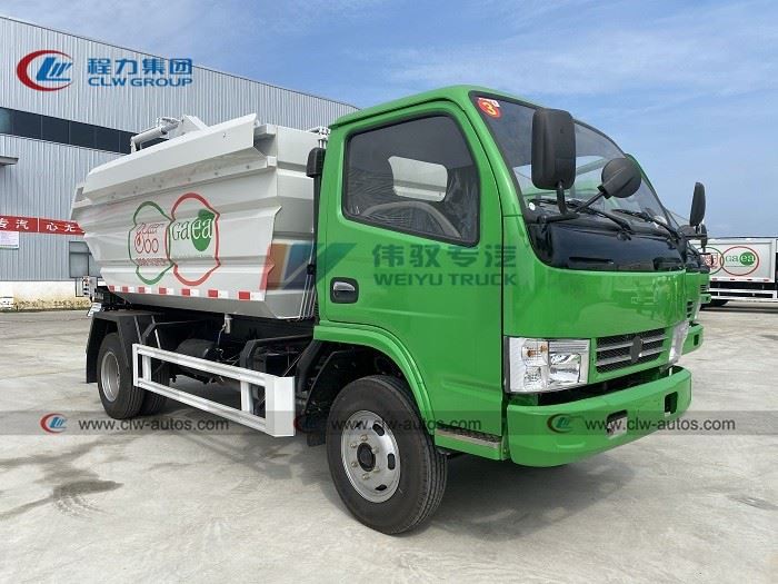 Dongfeng 7cbm 7000Liter Sealed Dump Garbage Truck