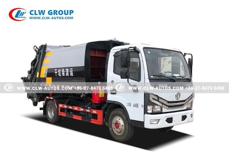 Dongfeng 7m3 Hook Arm Garbage Truck