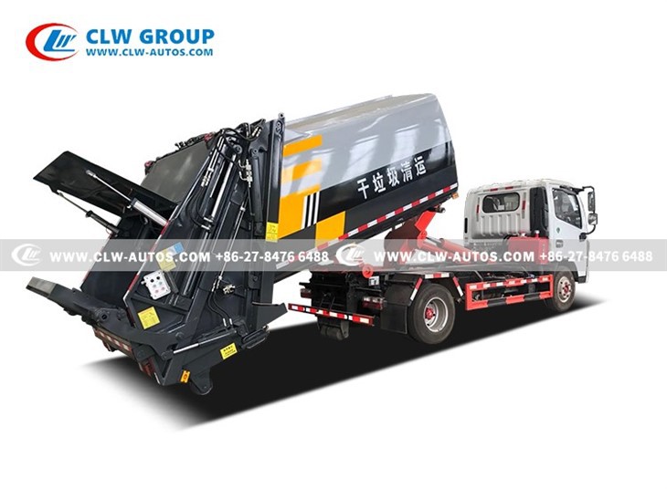 Dongfeng 7m3 Hook Arm Garbage Truck