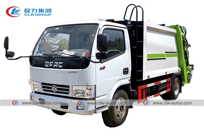 Dongfeng 8CBM 5tons Compressed Garbage Truck