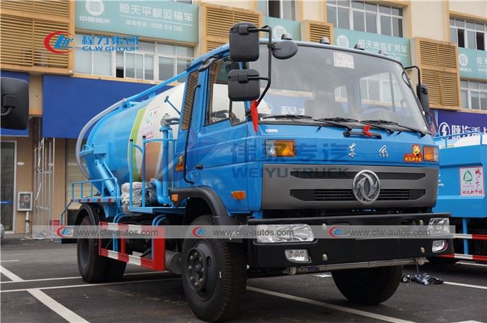 Dongfeng 8CBM Sewage Vacuum Suction Truck