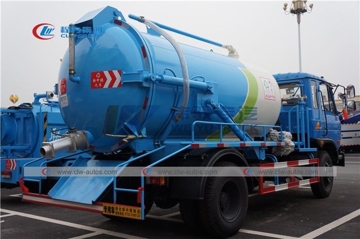 Dongfeng 8CBM Sewage Vacuum Suction Truck