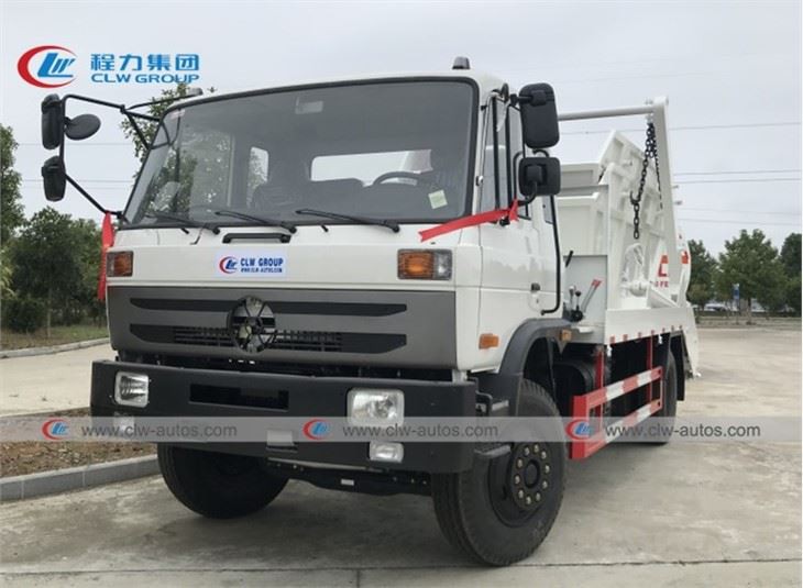 Dongfeng 8CBM Skip Loader Swing Arm Garbage Truck