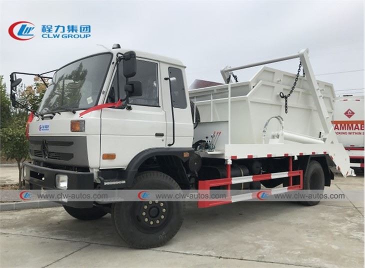 Dongfeng 8CBM Skip Loader Swing Arm Garbage Truck