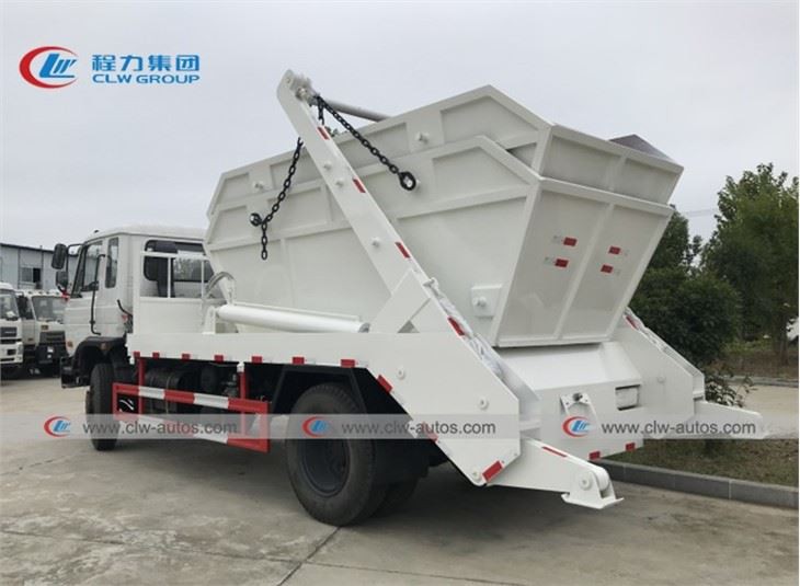 Dongfeng 8CBM Skip Loader Swing Arm Garbage Truck