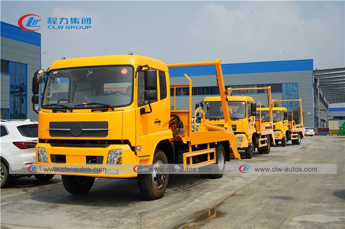 Dongfeng 8CBM Rear Loader Swing Arm Garbage Truck
