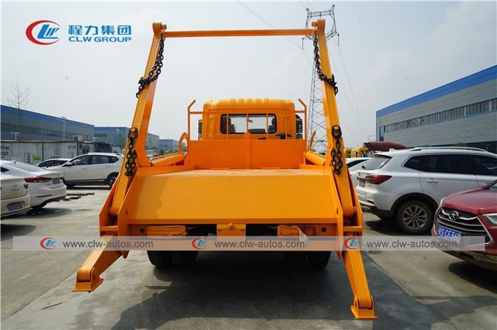 Dongfeng 8CBM Rear Loader Swing Arm Garbage Truck