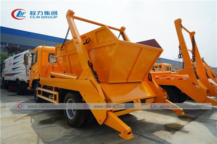 Dongfeng 8CBM Rear Loader Swing Arm Garbage Truck